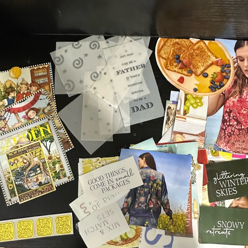 PAPER EPHEMERA LOT 160+ Pieces Scrapbooking Junk Journal Collage Craft Supplies - Picture 5 of 7